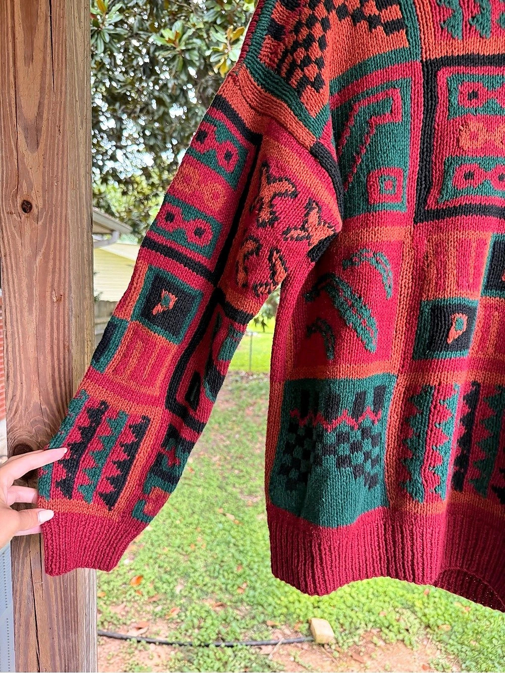 Vintage chunky knit sweater